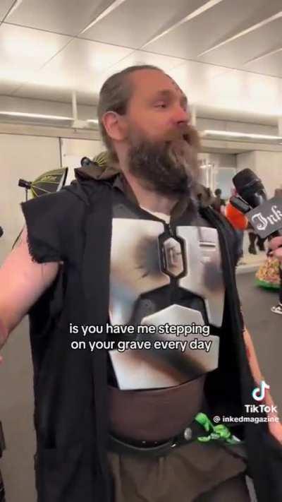 Guy explains his memorial tattoo