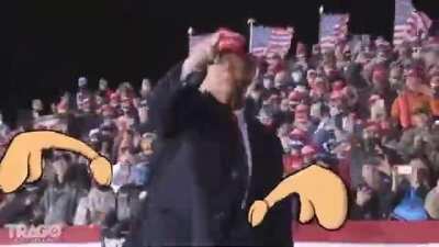 Trump YMCA Wank Dance