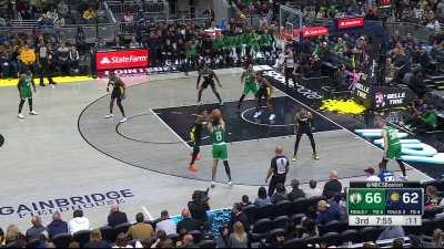 [Highlight] Tatum knocks down his fifth three-pointer of the game.