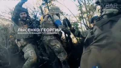 RU POV Foreign mercenary fighting their last battle.