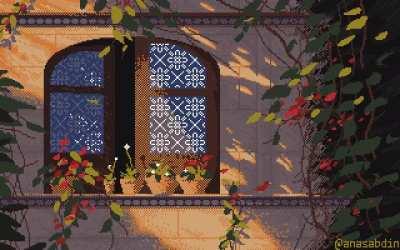 Hi! Here's my new NFT. Pixel art called Ajar.