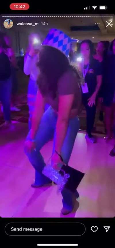 She loves attention would hate to be her husband