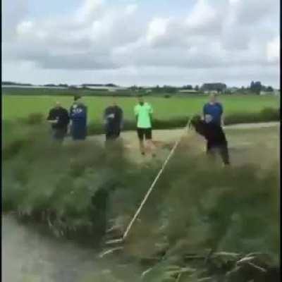 What could go wrong trying to clear a river