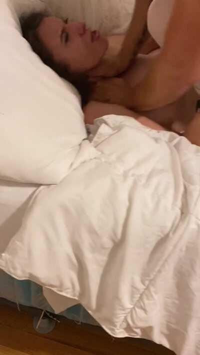 Love filming my friend getting pounded 😍 (OC) (MFF)