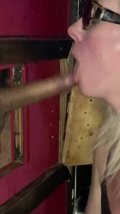 Nice n Long n Uncut Through the Gloryhole.  I LOVE Sucking cock In front of Hubby While he Jerks himself and takes Video. See more content like this here:  