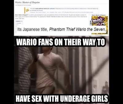 wario is phantom thief 😳😳😳😳