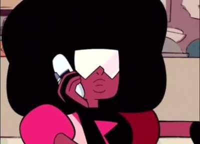 since Garnet is a fusion, who's talking at the moment?