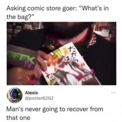 Fan asking joey what his doing in melonbooks