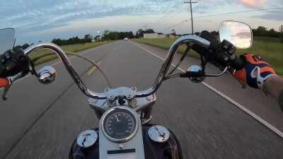 Just picked up this new to me ‘03 Dyna Wide Glide and man, this thing is great! I’m coming from a triumph tiger and a 883 sportster and this thing is night and day difference. Here’s a short ride down my street on the bayou in La.