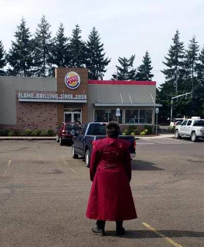 Vash goes to Burgerking