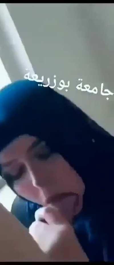 crazy Blowjob College Hijab girl 🔥