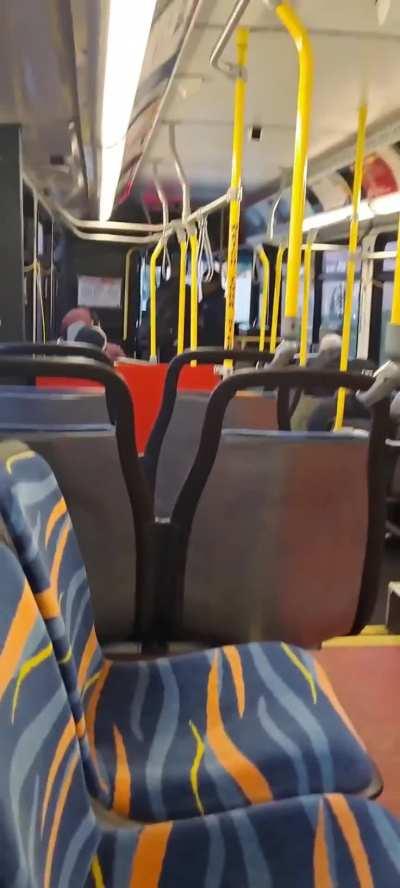 Kevin harasses the bus driver because he wasn't supposed to enter the bus through the front door 🤦🏾‍♀️