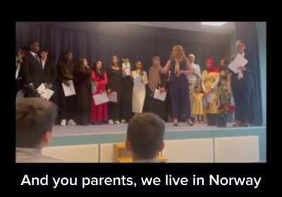 To not shake the principals hand