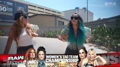 Becky Lynch & Lyra Valkyria (4/21/25)