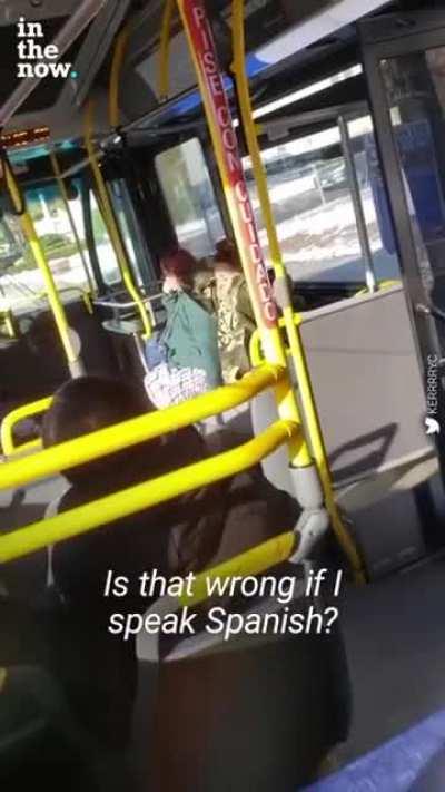 I'll speak English in America once you speak Portuguese in Brazil KAREN.