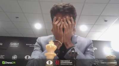 Reaction of Gukesh(18yo) after becoming youngest ever chess world champion