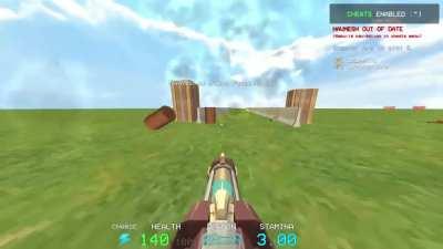 I made a simple bowling game in Sandbox