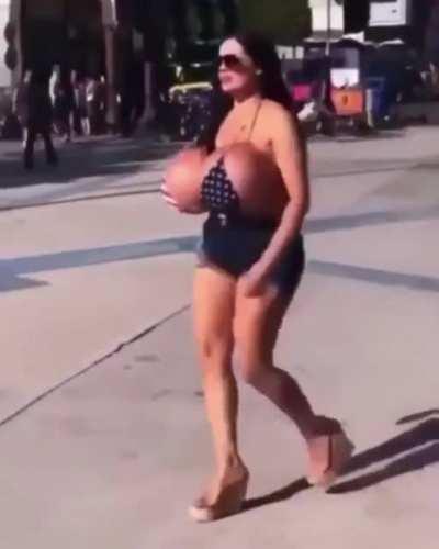 “Maam what size implants-“ lBASKETBALLS.”