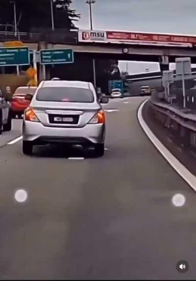 how you gon brake check someone on a bike?