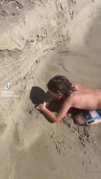 He definitely found something