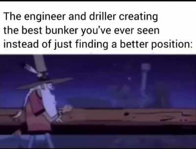 It's a good bunker though.