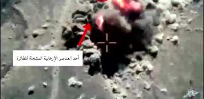 Saudi Air Force targets 3 Houthi vehicles, one of them carrying a drone, in Yemen - Saada