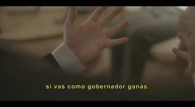 spot de Randazzo con un imitador de Cristina que arranca como Graciela Borges y termina como El Bananero.