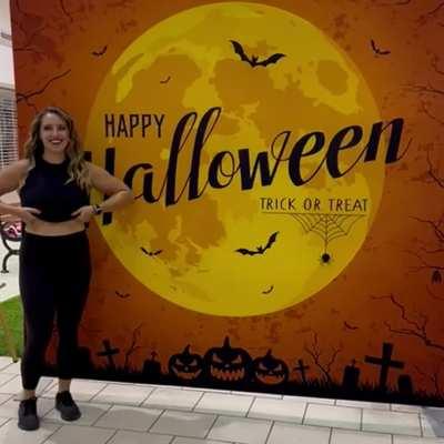 Middle of the mall - Happy Halloween!