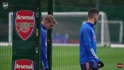 Tierney testing Odegaard’s first touch