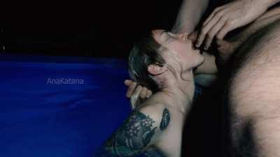 Getting a load in the pool