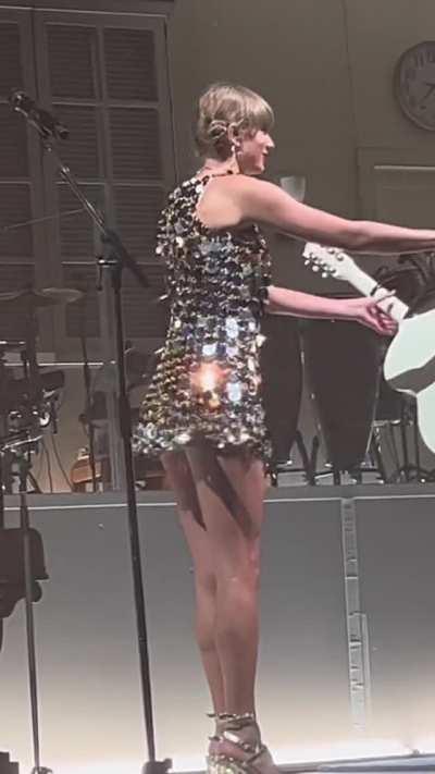 View of her bit of cheekiness