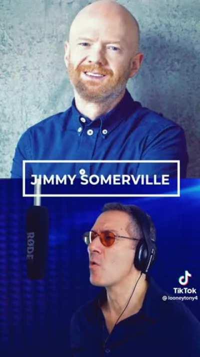 Guy sings The Weeknd's song in the styles of 80s icons