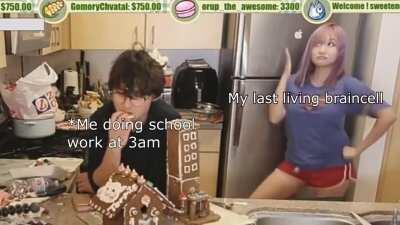 The contrast of emotion is perfect.