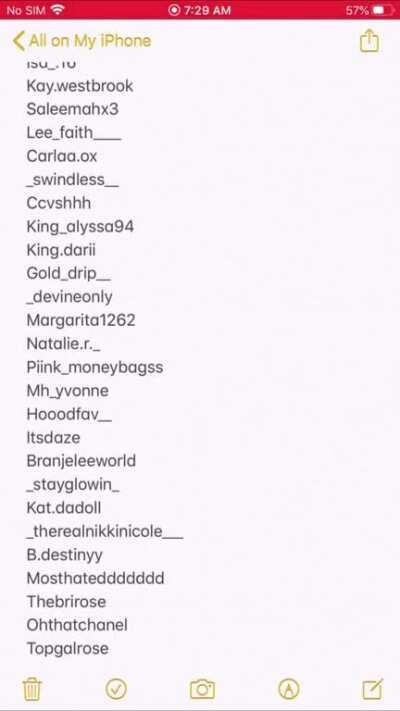 🤫🤫 20+ Instagrams of females i personally. Im Selling HMU on who you ininterested 😈💫💫