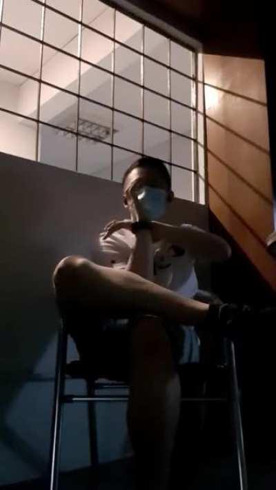 Was trying to be cool but the techniques ain't on point 😂😂😂😂😅😅😅