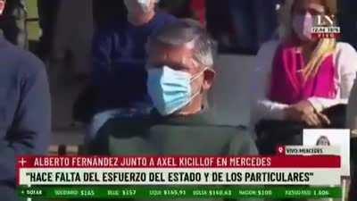 Argentinian president being a jerk