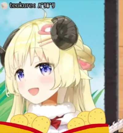 Sheep consuming chippu