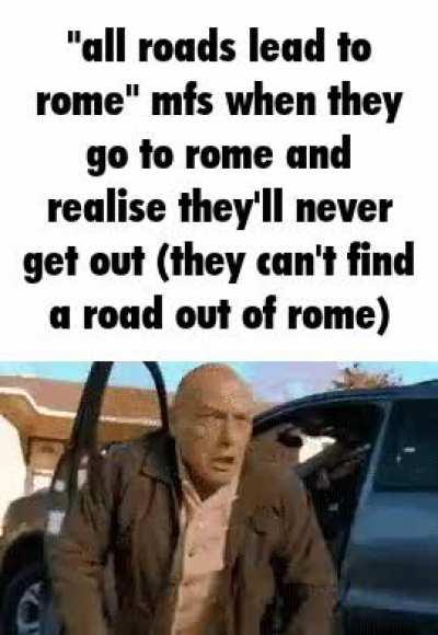 when all roads don't go to rome