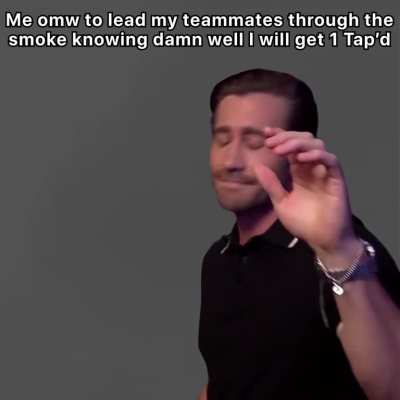 My teammates always flashes me whenever I am going first 😭