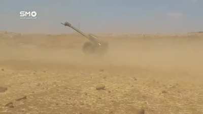 Southern Front D-30 howitzers target purported Syrian Army troop concentrations - 2016