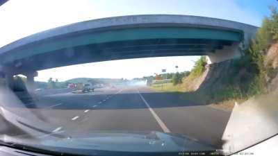 I got the guy to breathe again but I don’t think he will make it. He got ejected from the sunroof.