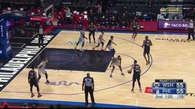 [Highlight] Maxey crosses Ish Smith and finishes the And-1 for his 1st Playoff bucket