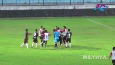 Least dangerous football match in Ind*nesia