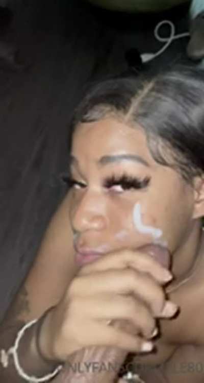 Sucking the nut out of him