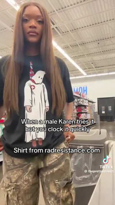 Girl wears anti-KKK shirt in public, proceeds to 