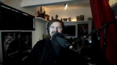 Robin Atkin Downes (Medic VA) saying Medic gaming in Medic's voice