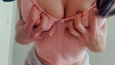 give me something more exciting than me grabbing my big 19yo boobs 