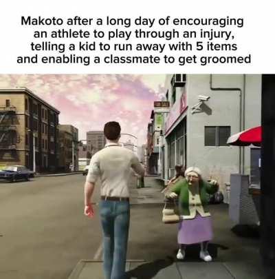 Makoto is just chill like that