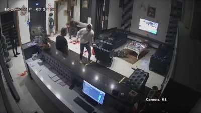 Karma visits an extortion gang in shootout with owners