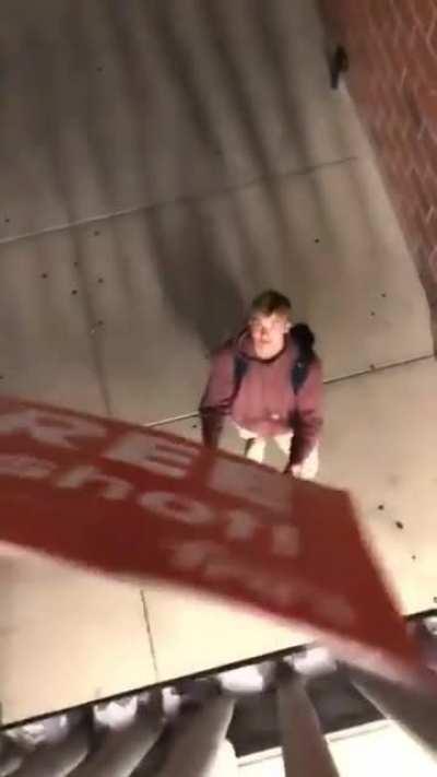 WCGW catching a sign